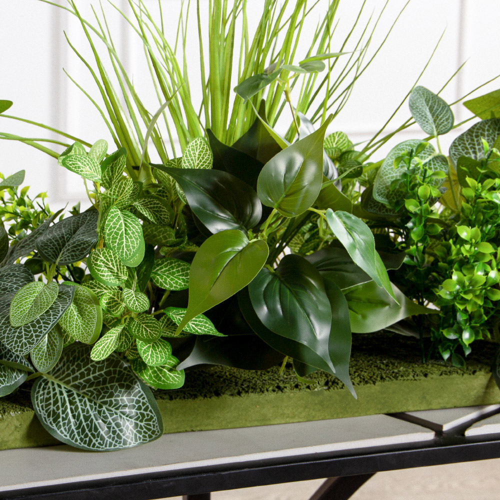 ВМ121(з)(F) Композиция искусственная Микс на вставке 94,5х15х3см_4