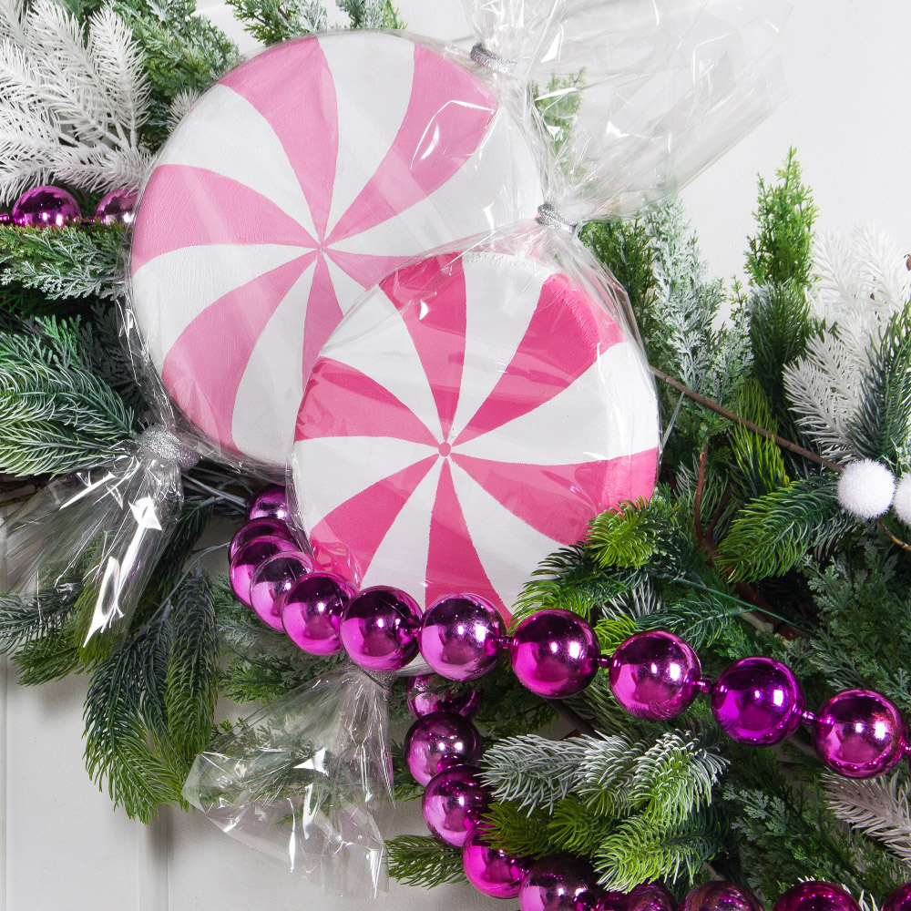 ДЛ196(Пр)(Fix)(F) Декор вход.группы h220 н/прутьях с леденцами, пристенная_6