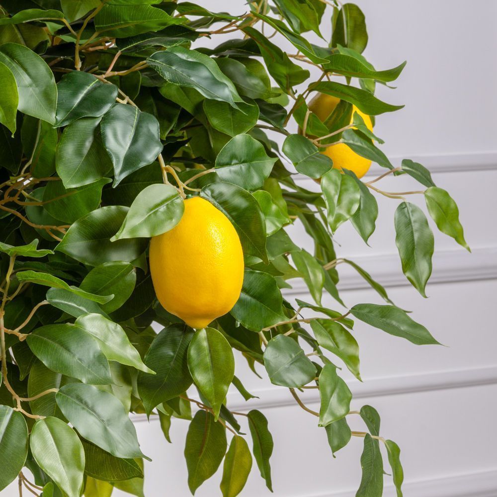 190/РПК/20М(з/УУ) Дерево искусственное лимон с плодами  h189см_3