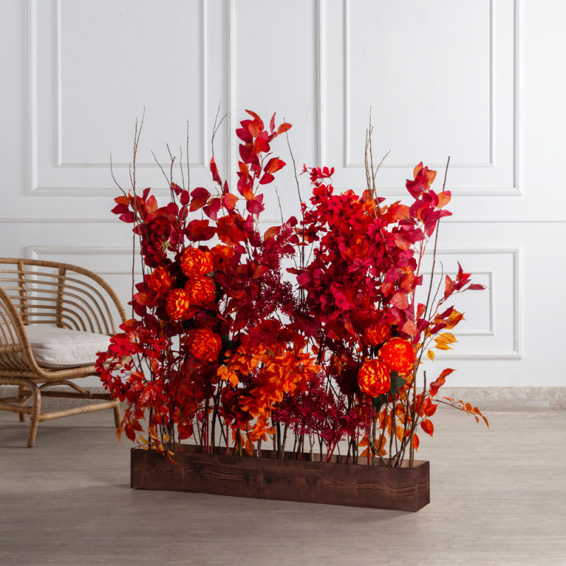 К544(Пр)(F) Композиция искусственная на основании,красно-оранжевая_1