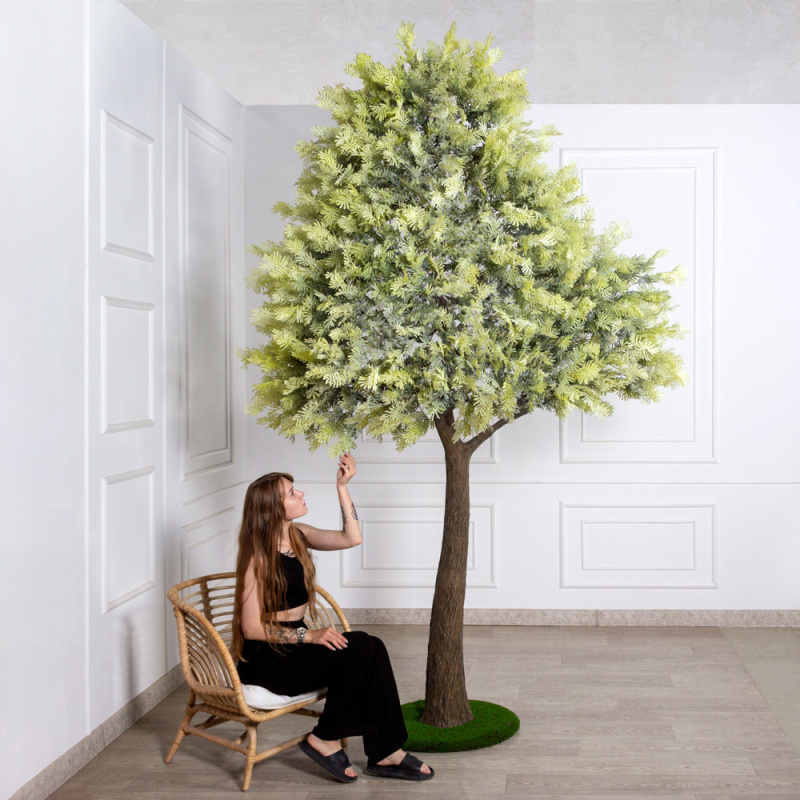 320МЕТ/разб/П/505-2 Дерево искусственное интерьерное h320см,мятное_1