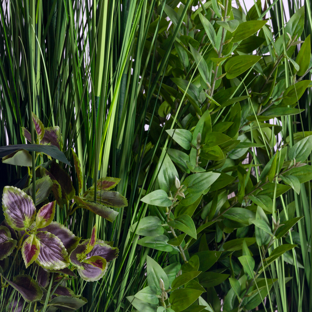 ВМ100(Пр)(F) Вставка зеленый Микс с травой на основании 95х35х10см_4