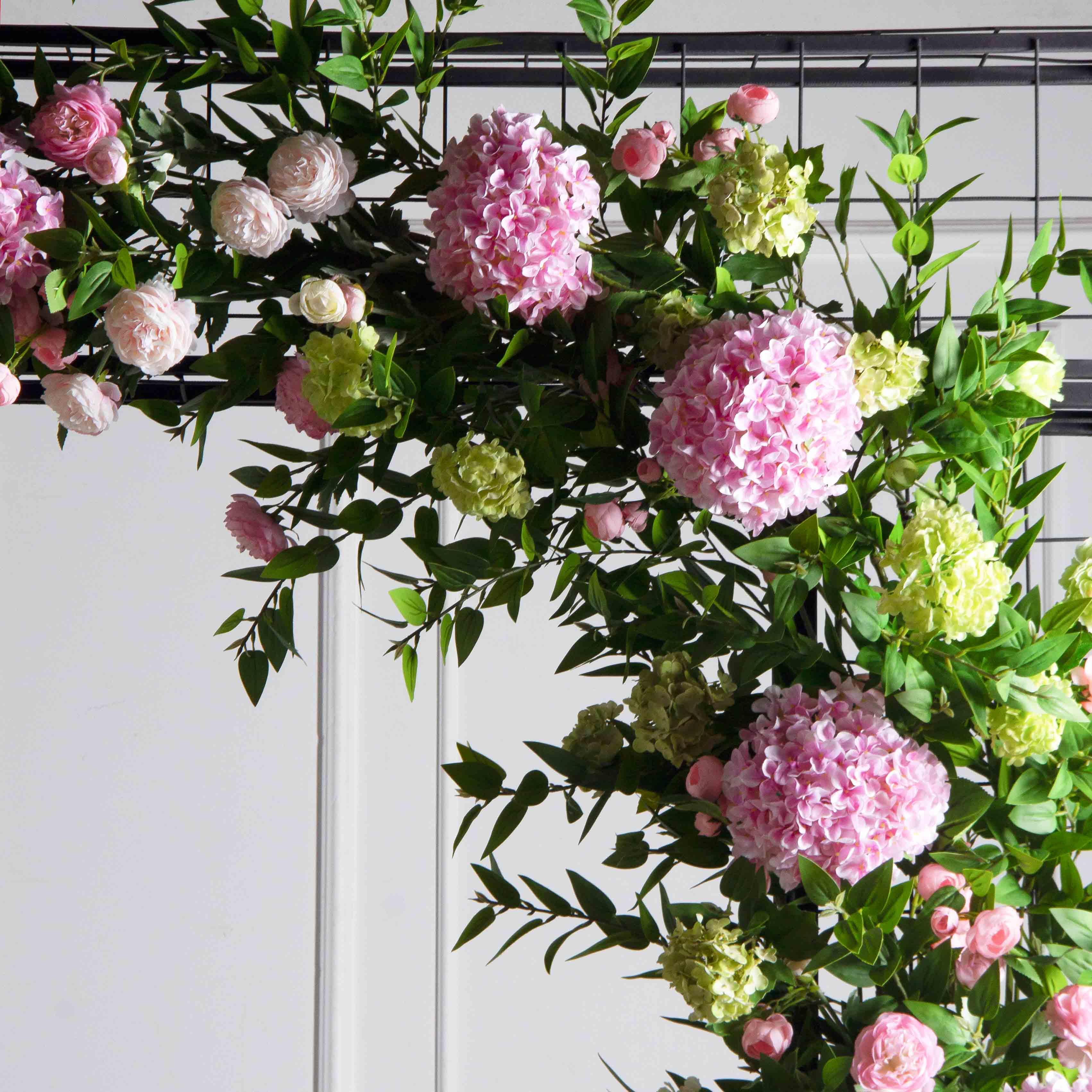 ДЛ166(F) Декор входной группы цветочный h260см (шир 40-60см)_5