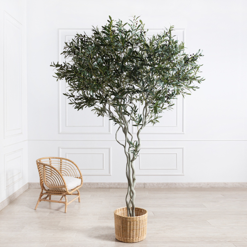 250/ВИТ/465(Пр)(F) Оливковое дерево искусственное с плодами  h250см