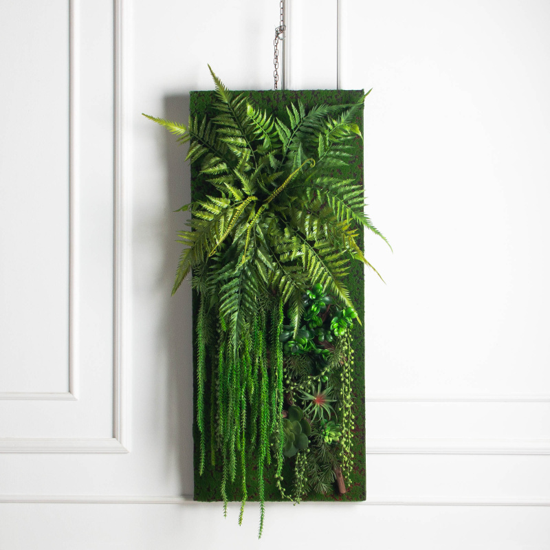 ФК03(з.)(F) Фитокартина с Эхеверией (44х h105см)_1