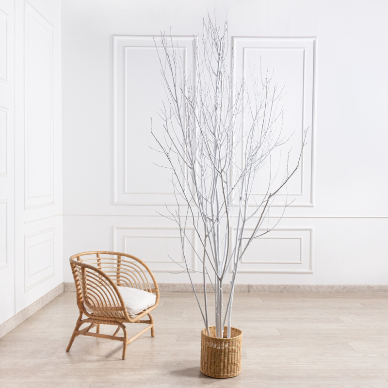 240/РН(F) Дерево искусственное зимнее белое h240см