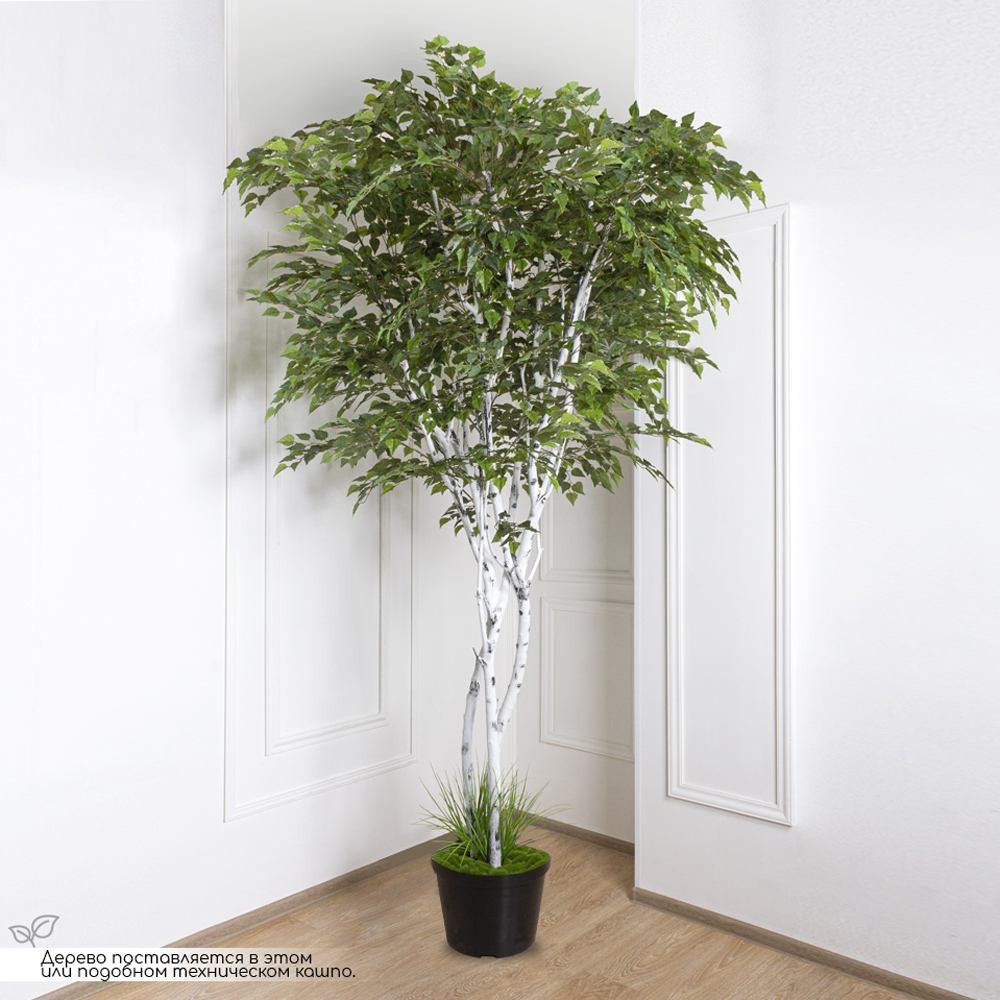 280/РН/12М(з) Береза искусственная h280см (латекс)_4