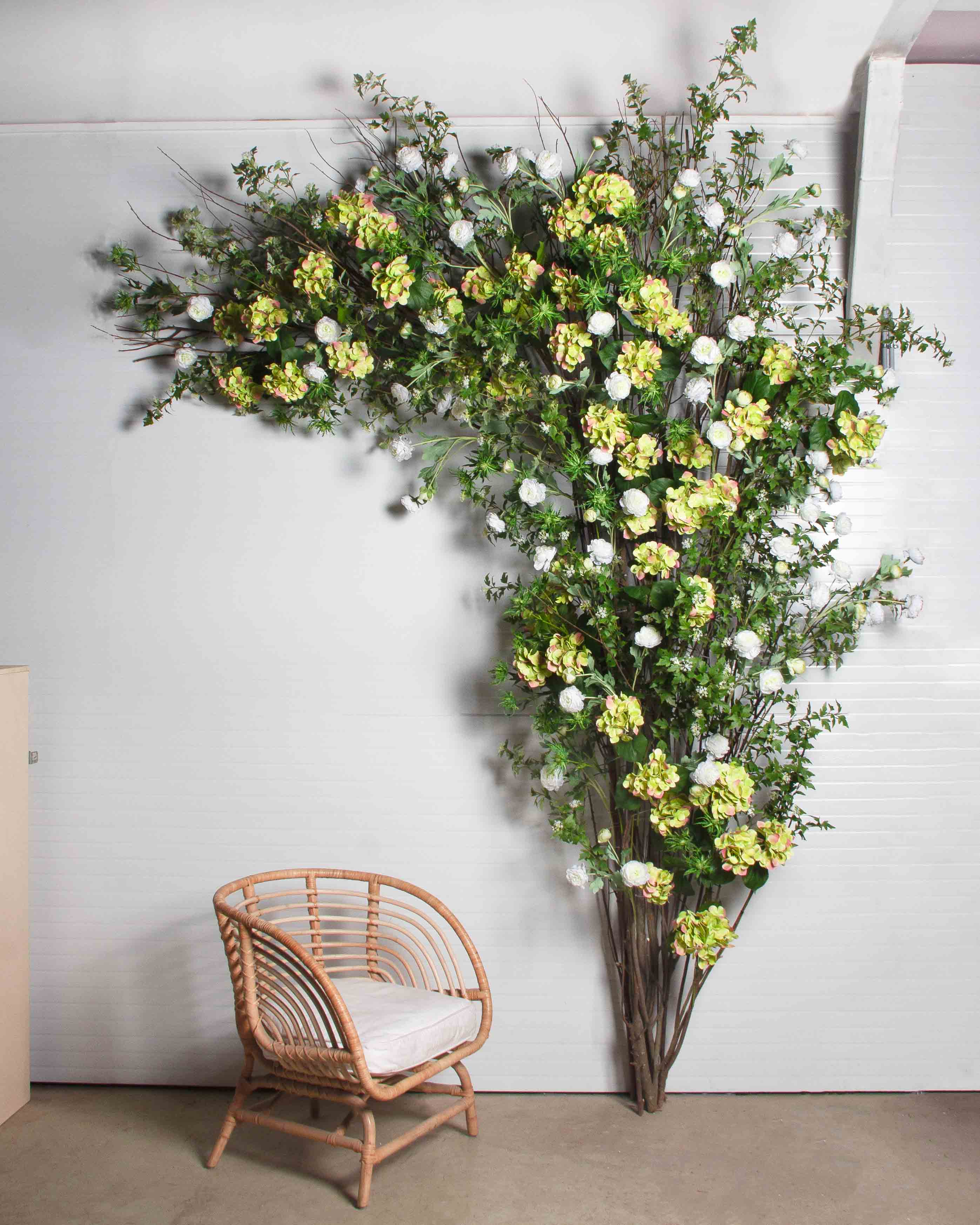 ДЛ168(Пр)(F) Декор входной группы цветочный h310см_3