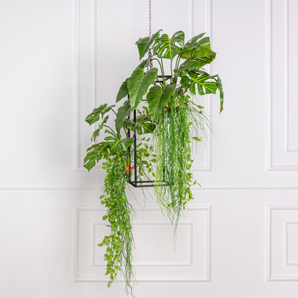 КМП4 Композиция Тропический микс h55-60см на металлической подставке h55см_1