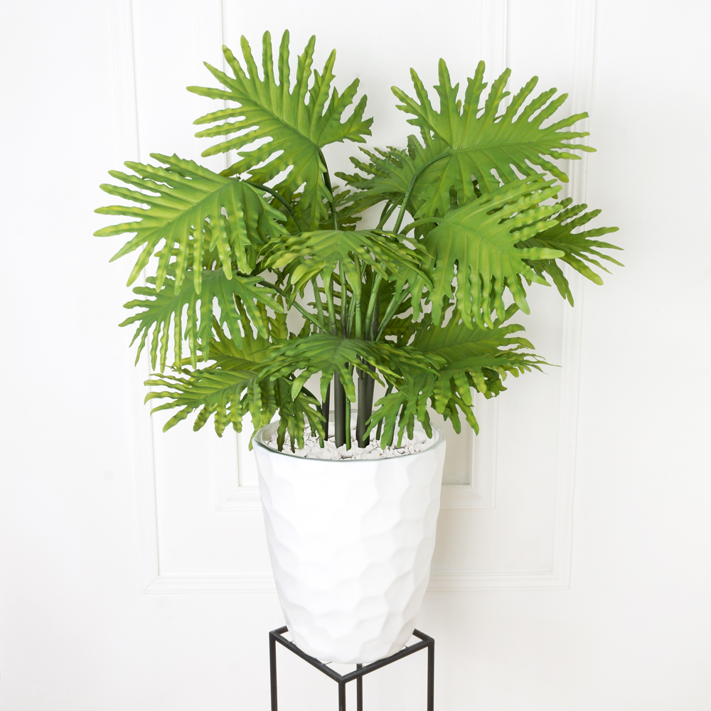 707/К2702/М3409(Fix) Кашпо Мозаика d34см, h39см, белое_2