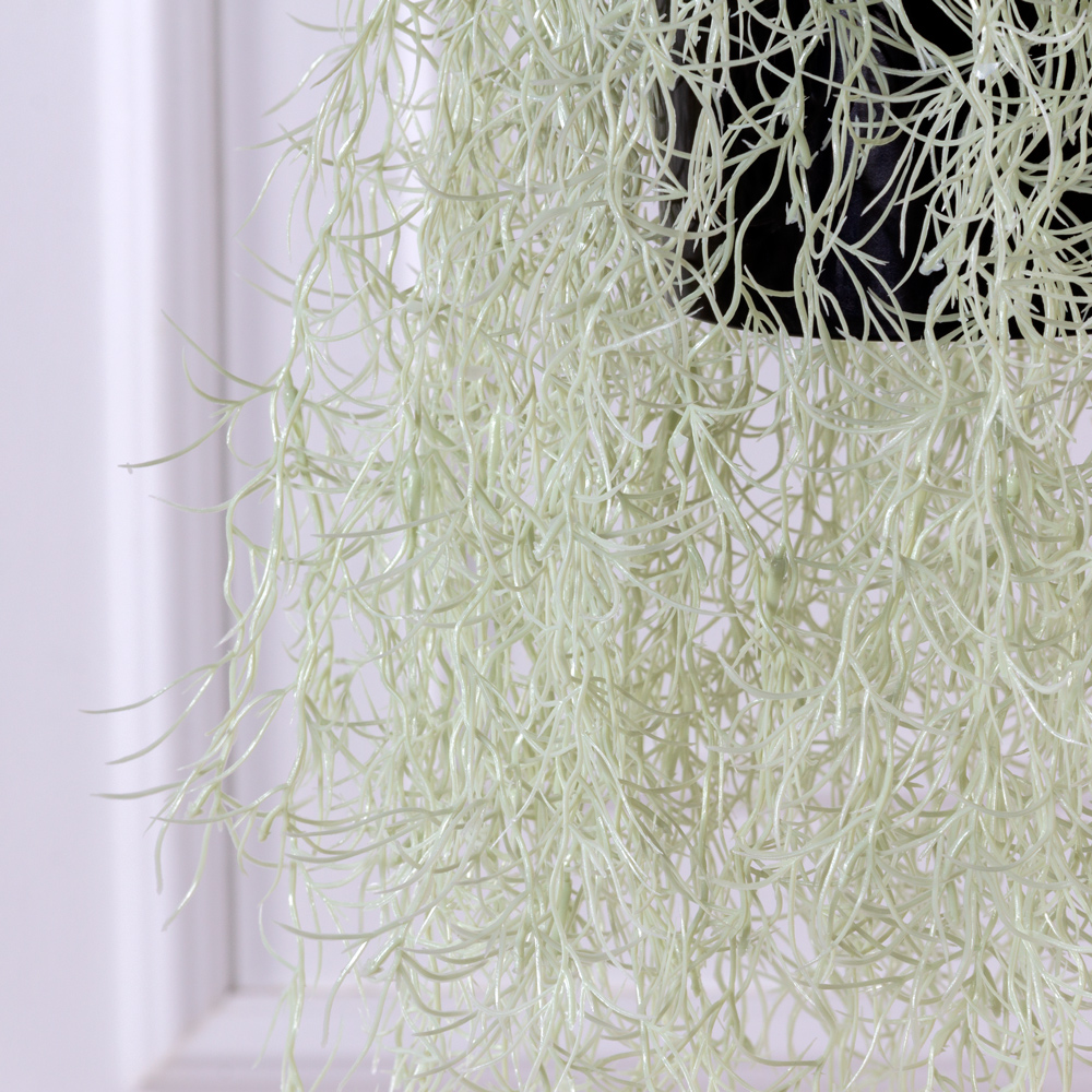 КС81/1 Тилландсия искусственная ампельная в кашпо_2