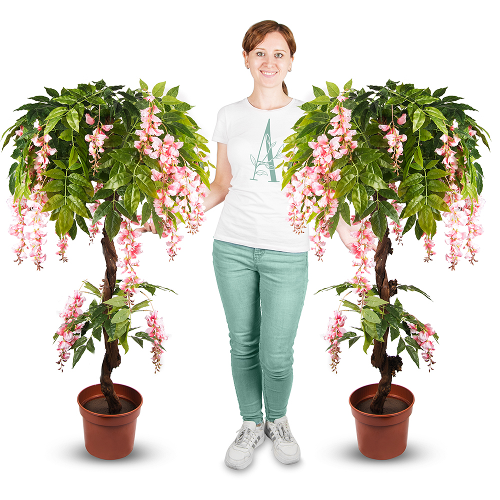 120/Я2/ОС/424-3 Глициния(вистерия) розовая h120см (латекс)_3