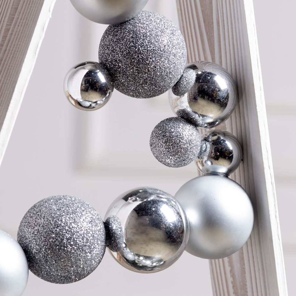 КНг59-1(Пр)(F) Композиция искусственная НГ Елочка в ящике 40х9хh8см, серебро_4