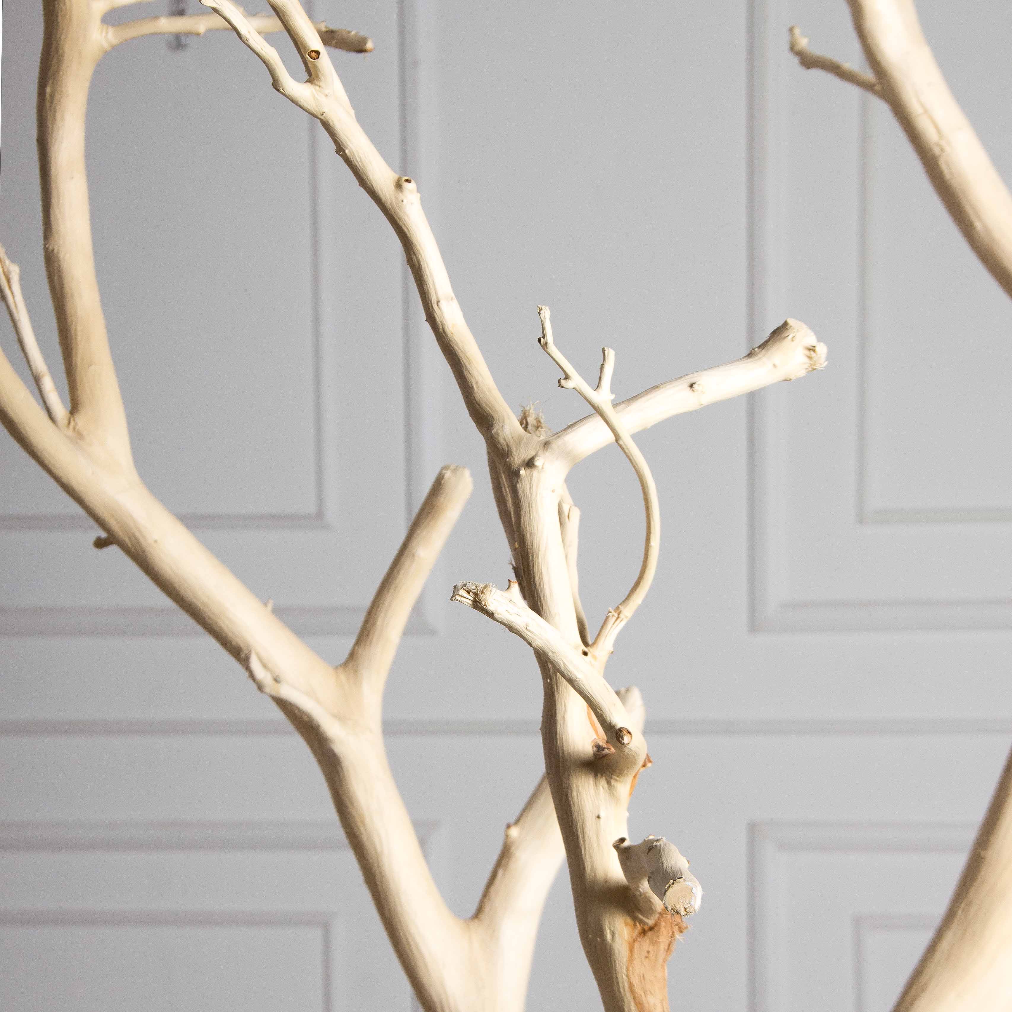 250/ДА(Пр)(F) Дерево искусственное интерьерное h250см, натуральная древесина, белое_3