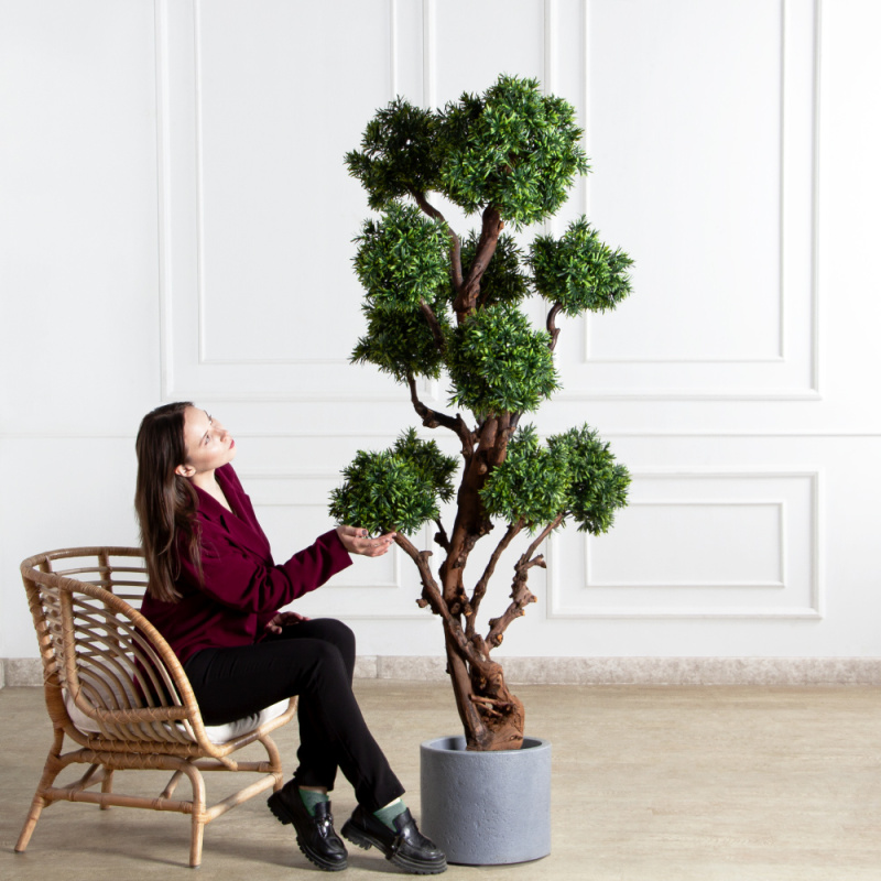 180/ОС/3К/07-3(з)(F) Подокарпус искусственный h180см_1