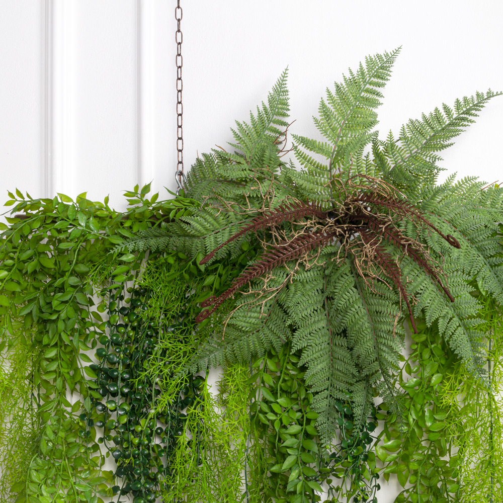 Л88/10(з) Лиана искусственная на ветке мелколистная L100см_1