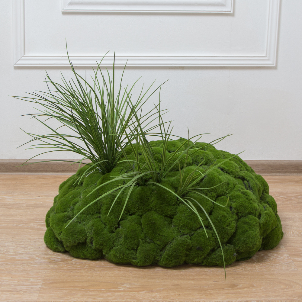 БТФ022-2 Кочка со мхом и травой 69*54*h25_2