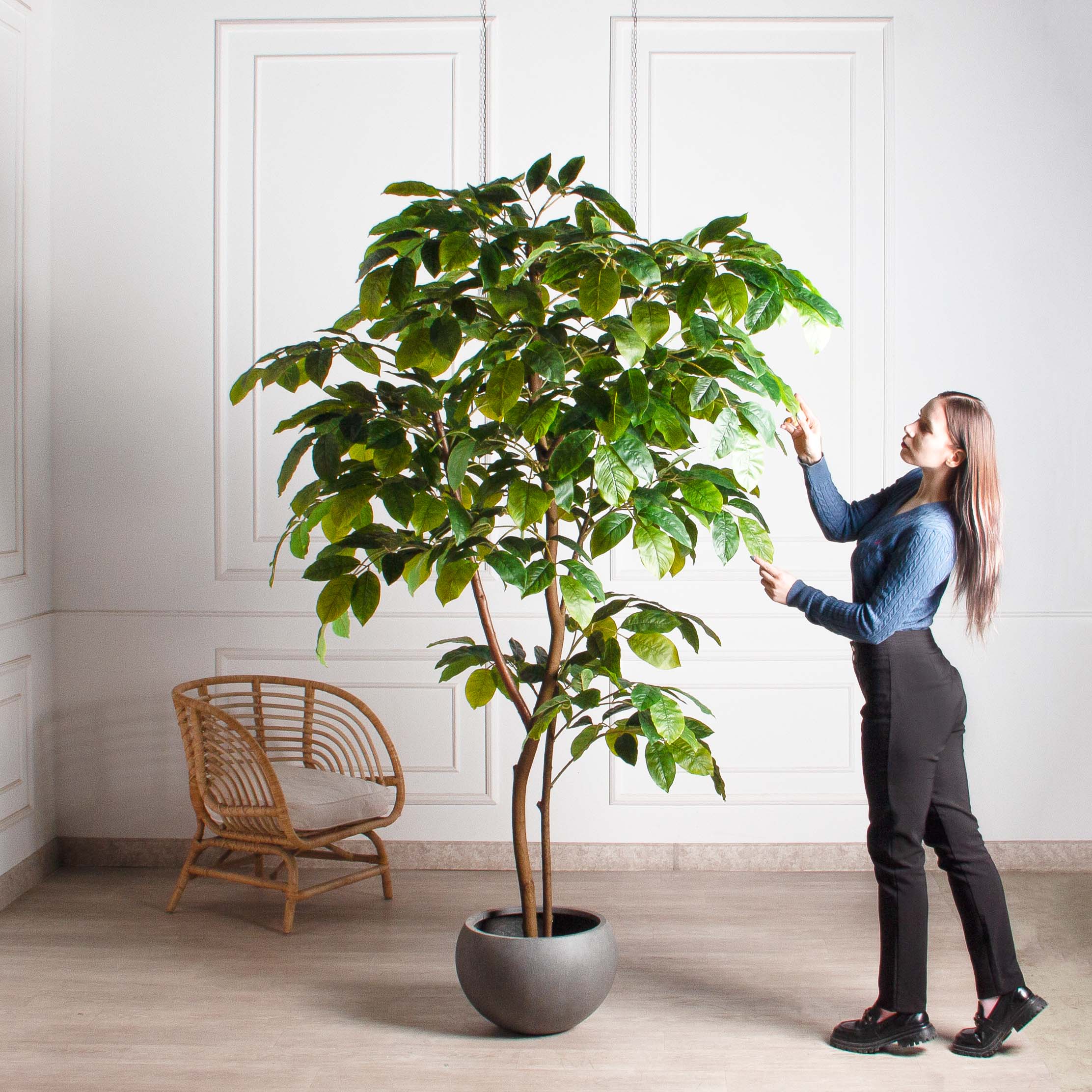 230/РН/618(з)(F) Дерево искусственное лиственное h230см_2