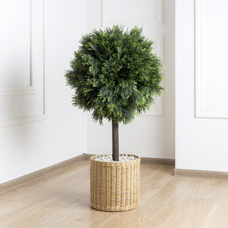 060/ШТ/146 Туя искусственная шар Люкс h90см, d60см_3