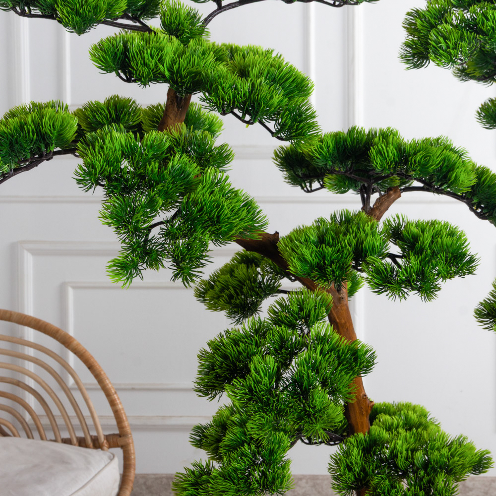 БС160/ДА/520(з)(F) Бонсай искусственный Сосна h160 d100см_7