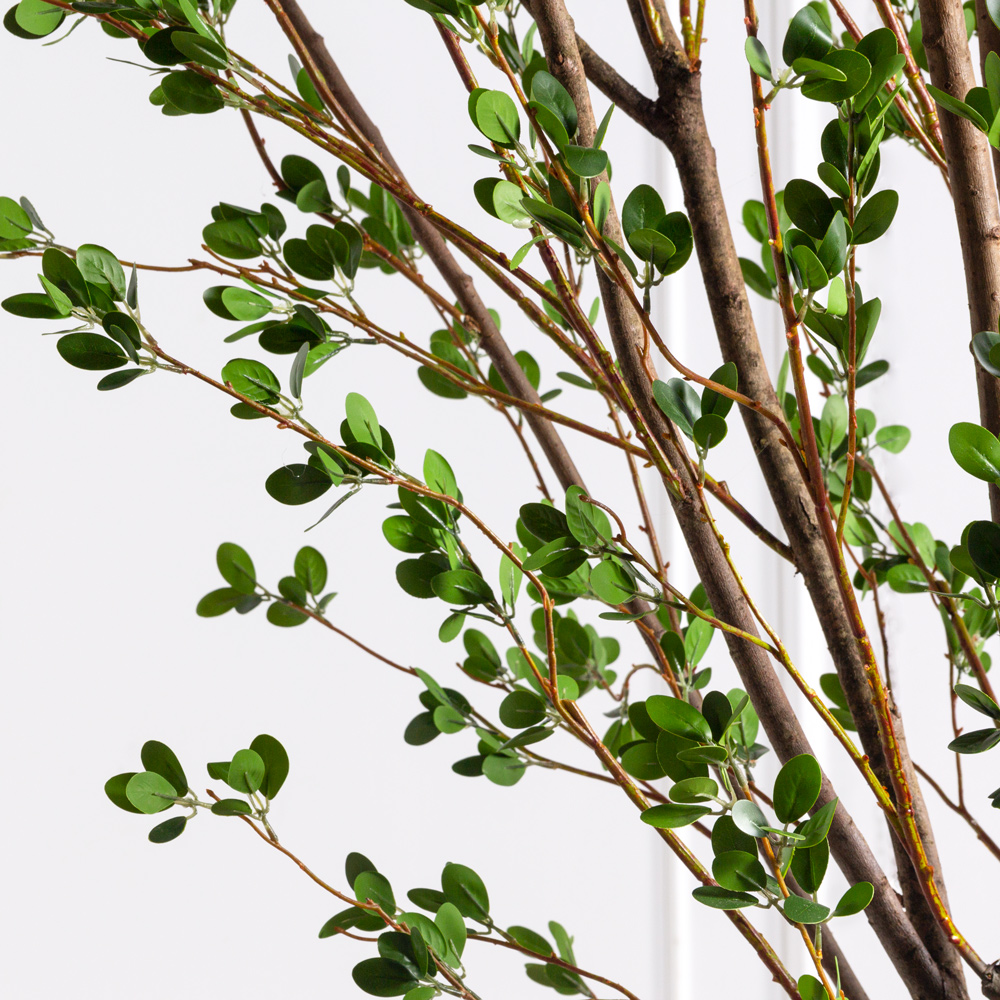 370/РН/200(з)(F) Дерево искусственное с распускающимися листочками h370см_4