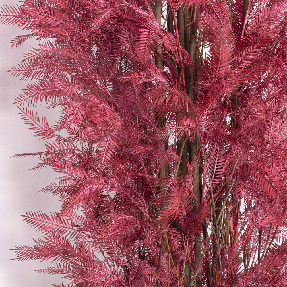 290/РН/488(з.) Альбиция искусственная интерьерная h290см, бордовая_2