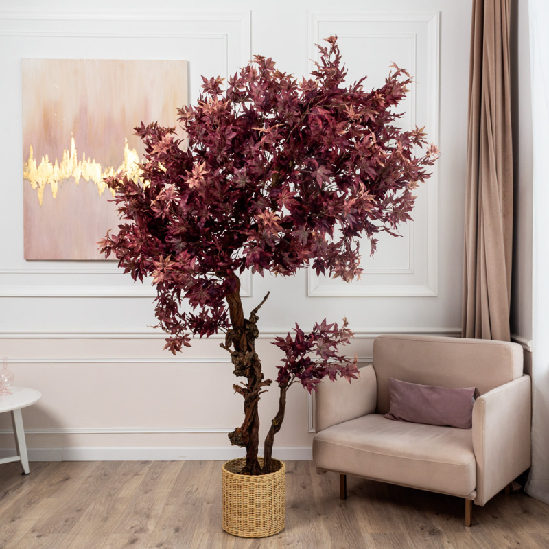 210/2К/ОС/606(Пр) Клен искусственный веерный  h210см (латекс)