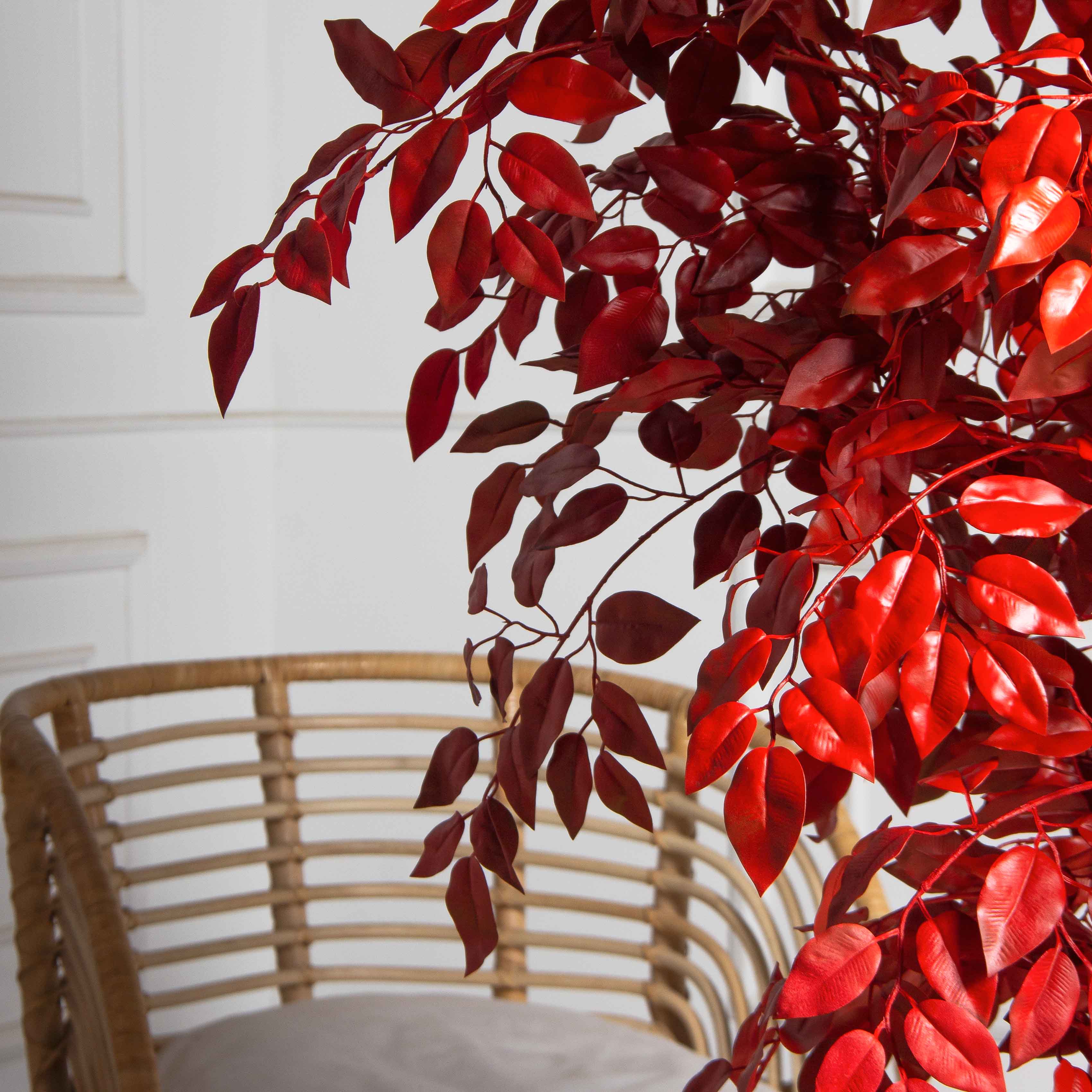 170/РН/17М(з)(F) Фикус искусственный с покрасом RAL3020. h170см d90см, латекс_4