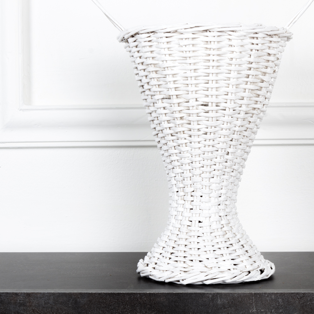 707/К2703/1007(Fix) Корзина плетеная с ручкой d20см, h30см_1