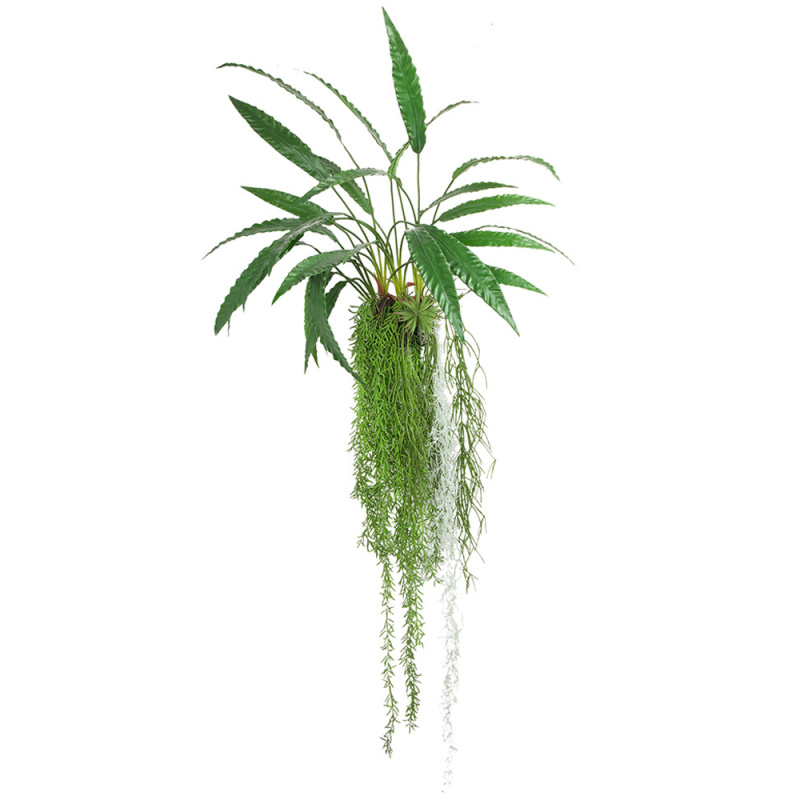 БК 29 Композиция с ампельным миксом на блоке 15*h10_21