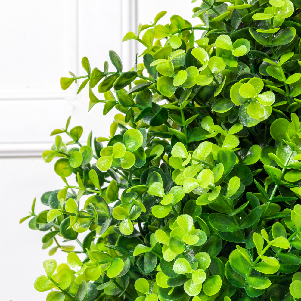 СК065/228 Самшит конус эвкалипт Элит искусственный в кашпо, h65см_7