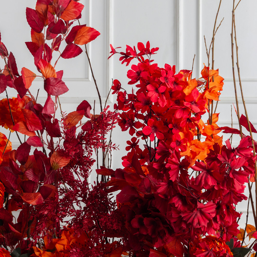 К544(Пр)(F) Композиция искусственная на основании,красно-оранжевая_4