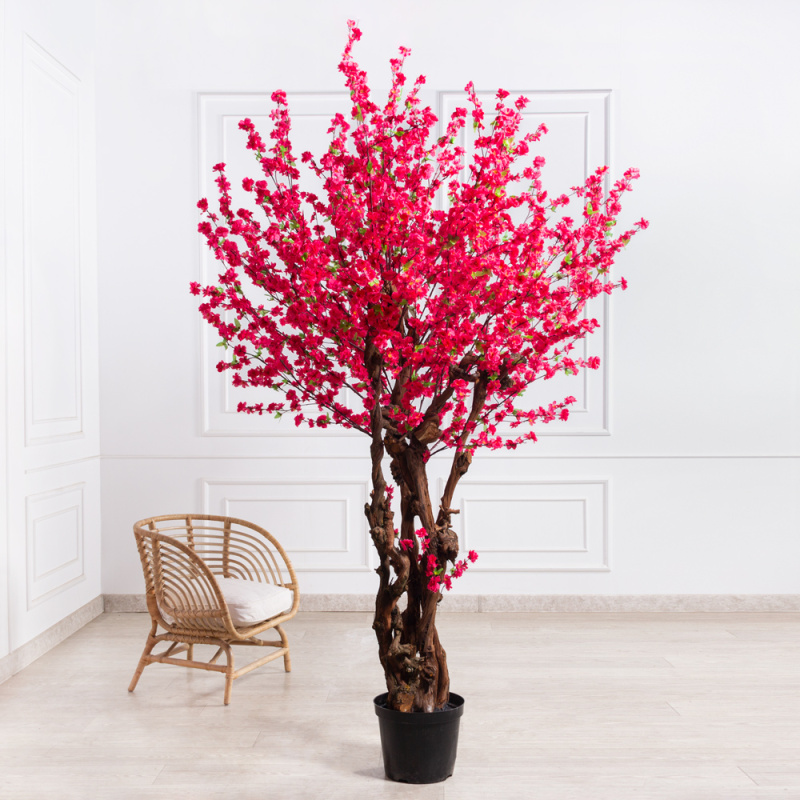 240/ОС/46М-2(з) Сакура искусственная h240см, малиновая_1