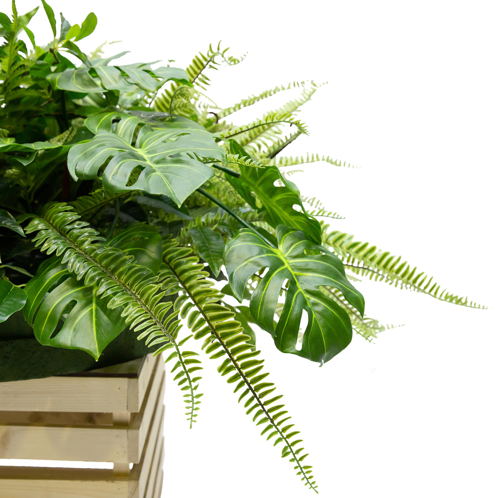 ВМ10(з.) Вставка модуль Зеленый микс h40см(силикон)_2