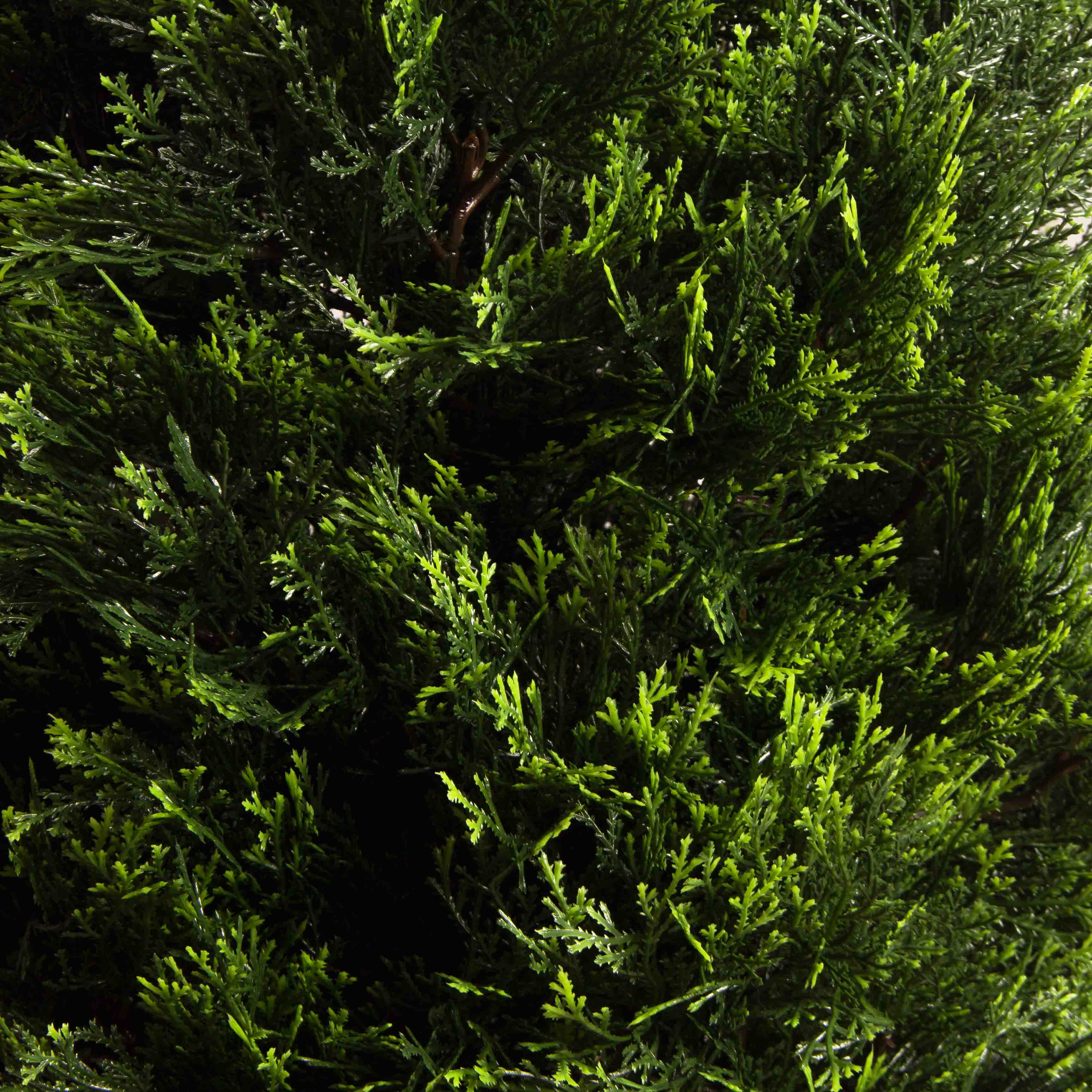 Т120/1466(F) Туя искусственная конус Люкс д/улицы h120см (искусственный ствол)_5