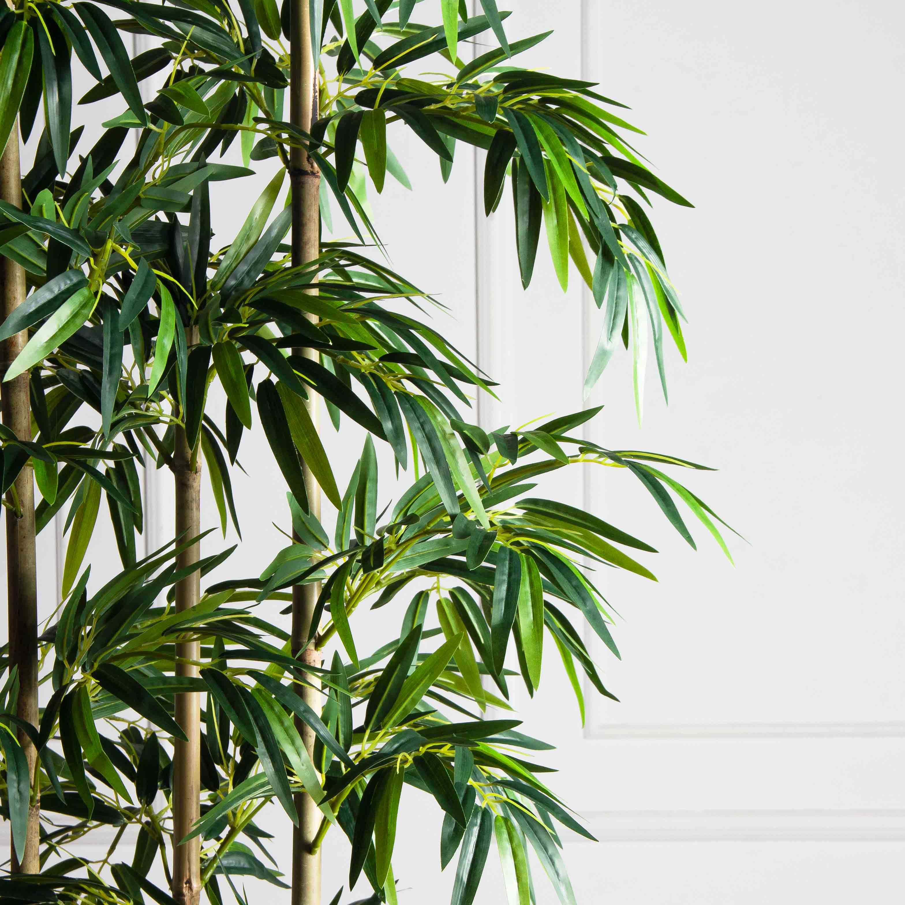 Ш220/75-3(з)(Пр)(F) Ширма искусственная Бамбук h220см в кокосовом боксе 40х15х15см_3