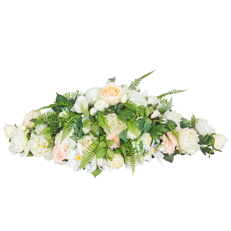 К346-1(з.) Композиция искусственная цветочная 90х41см, h28см