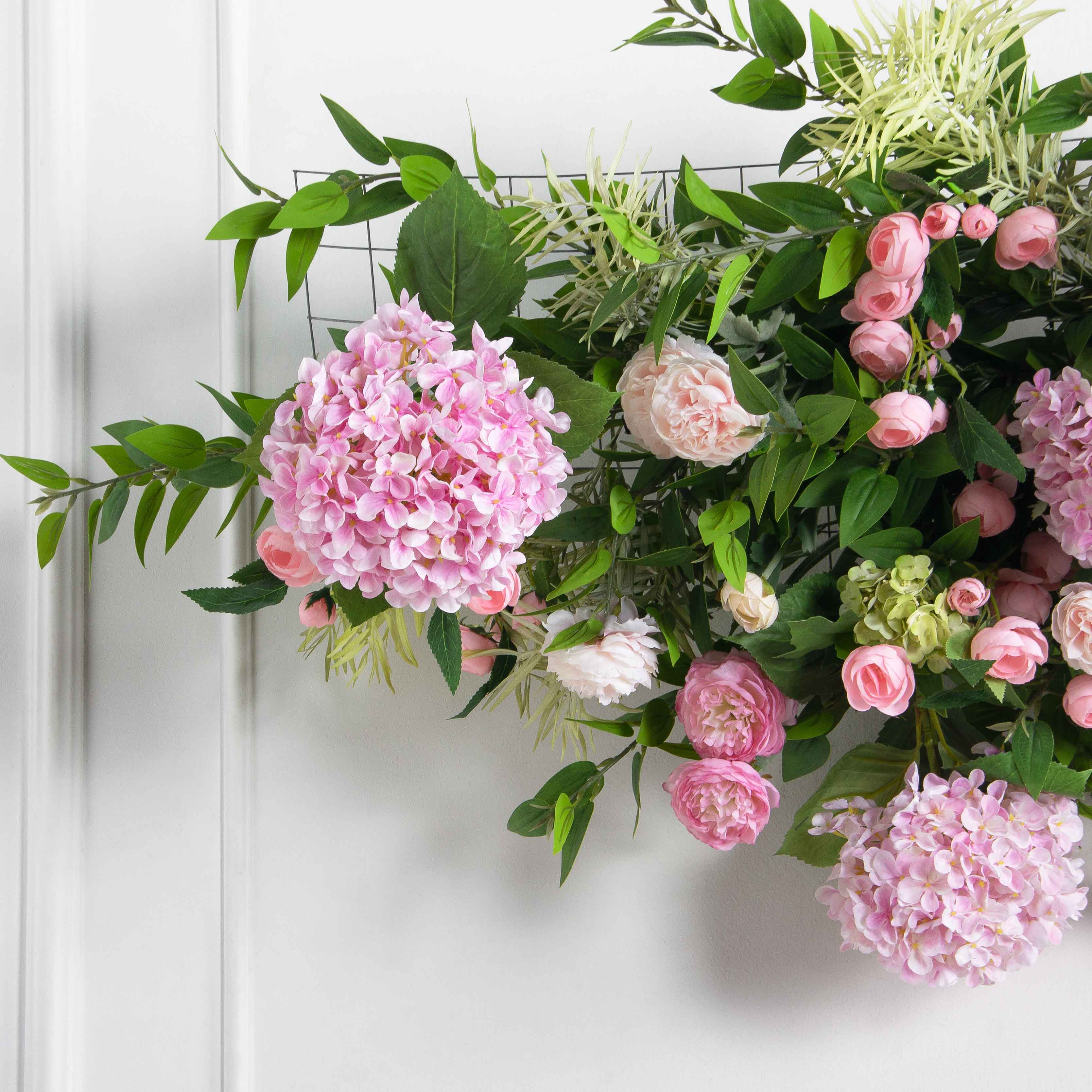 ДЛ166/1(з)(F) Декор входной группы цветочный h200см (шир 55-60см)_3