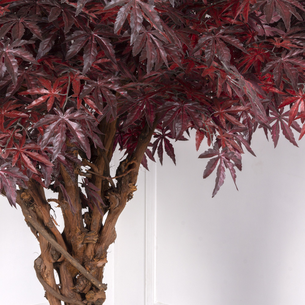 200/ОС/400-1(з) Клен японский искусственный h200см (латекс), бордо_3