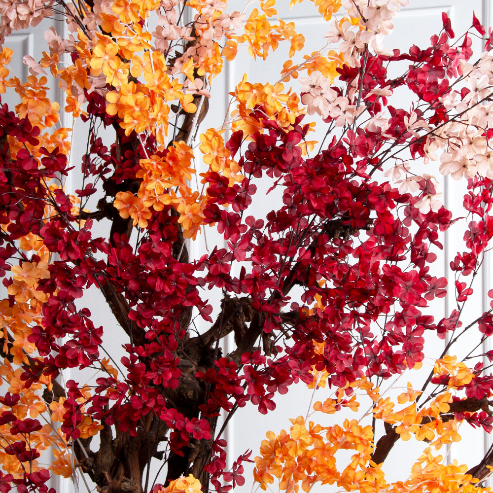 320/ОС/658(Пр)(F) Дерево искусственное интерьерное, пристенное h320см, красно-оранжевое_6