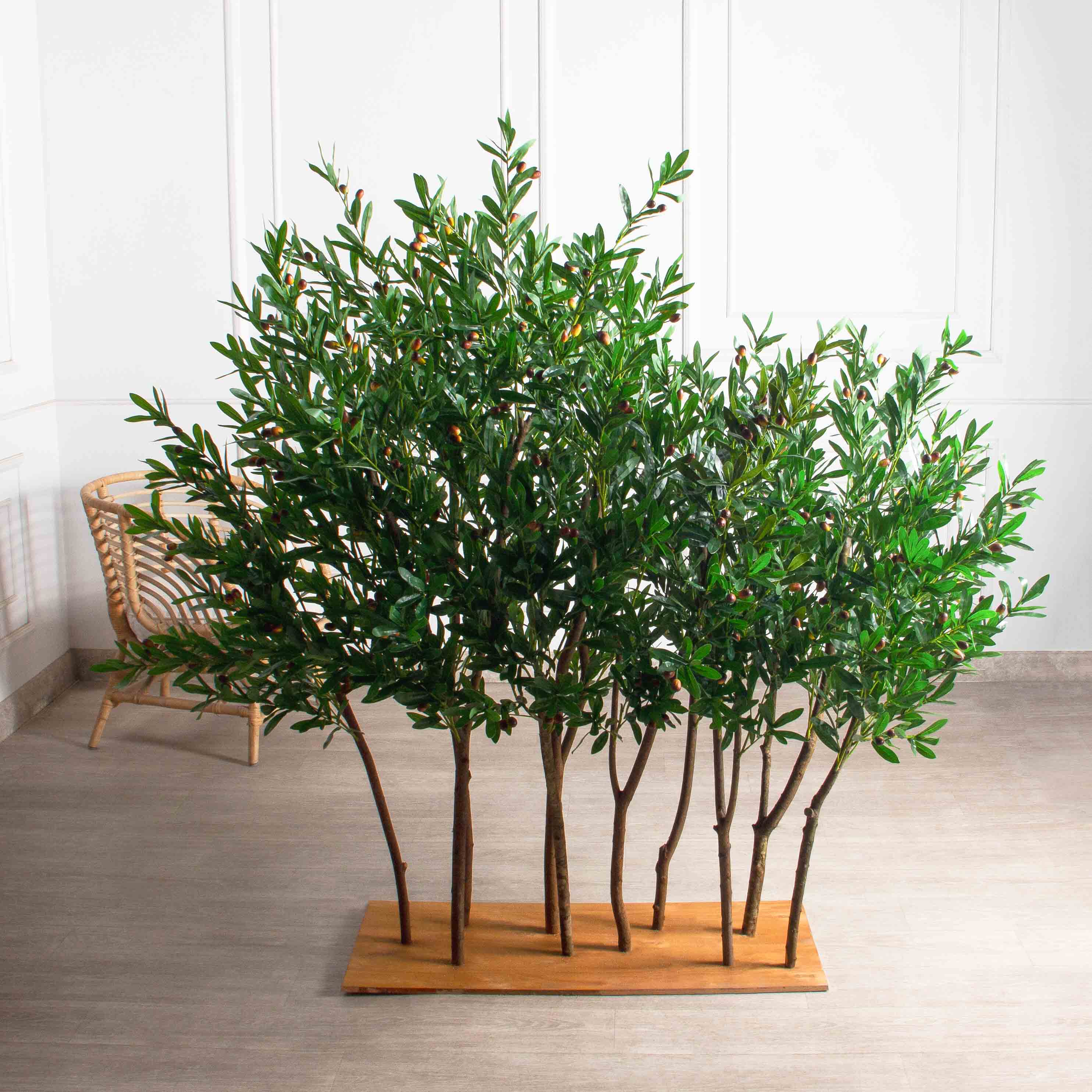 160/РН/4655(з)(F) Олива искусственная с плодами h160см на основании 94*40см_2