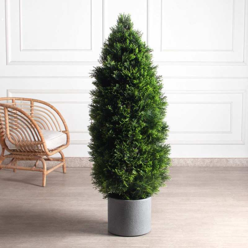 Т140/146(F) Туя искусственная конус Люкс h140см_1