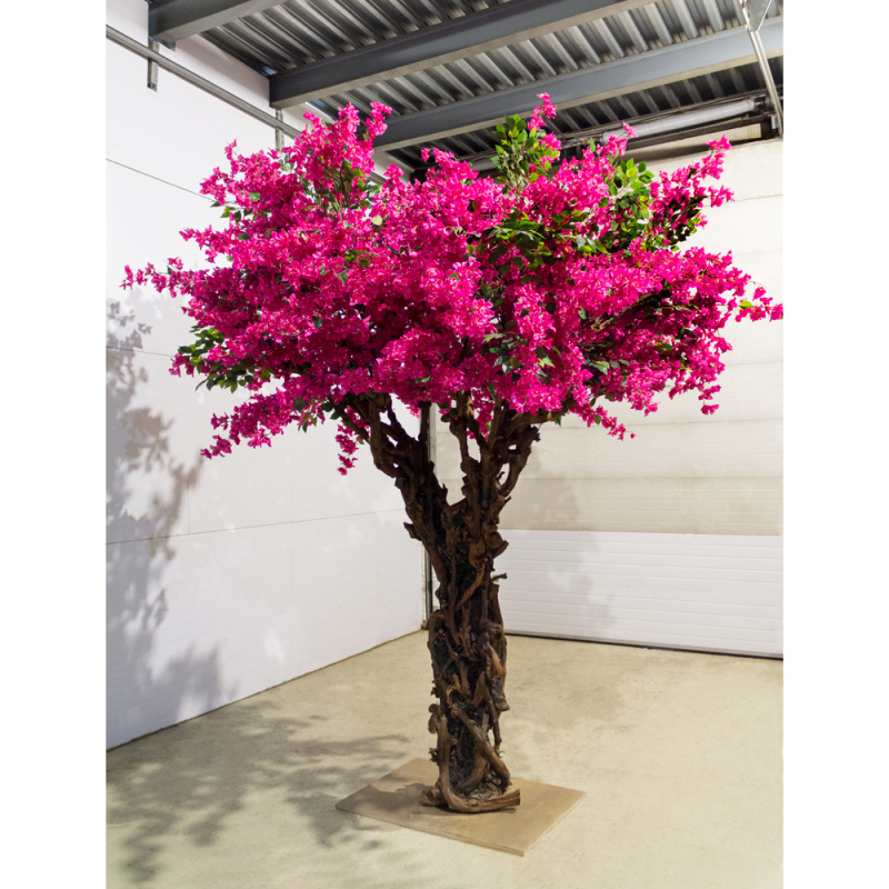 350/ОС/434(з)(УУ) Бугенвилле́я искусственная h350см, d250см на основании 100х70см