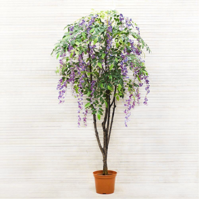 190/РН/424-2 Глициния (вистерия) сиреневая, h190см(латекс)