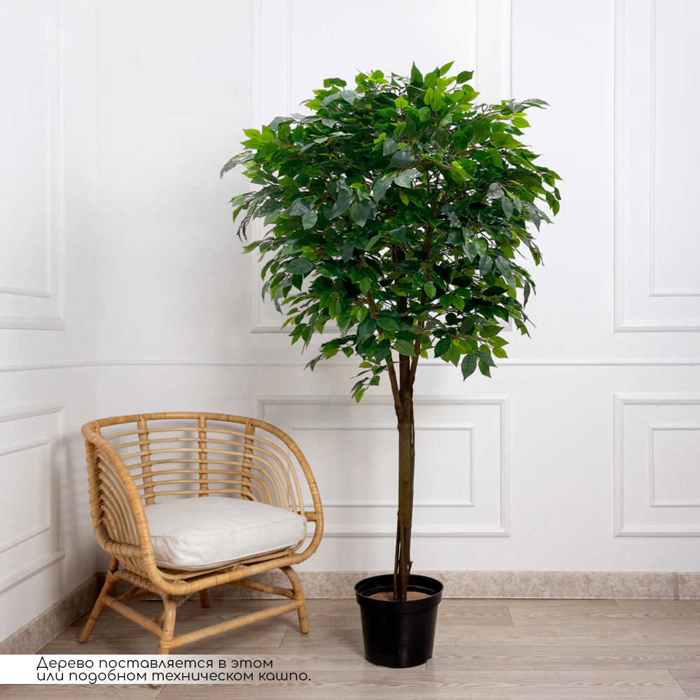 180/Ш/34-1(з/УУ)(Пр) Фикус искусственный h180см, d100см (латекс)_3