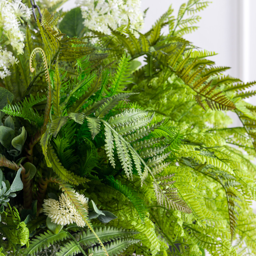 КЗ/27(Пр)(F) Композиция с ампельными растениями на декорированной основе d58см_10