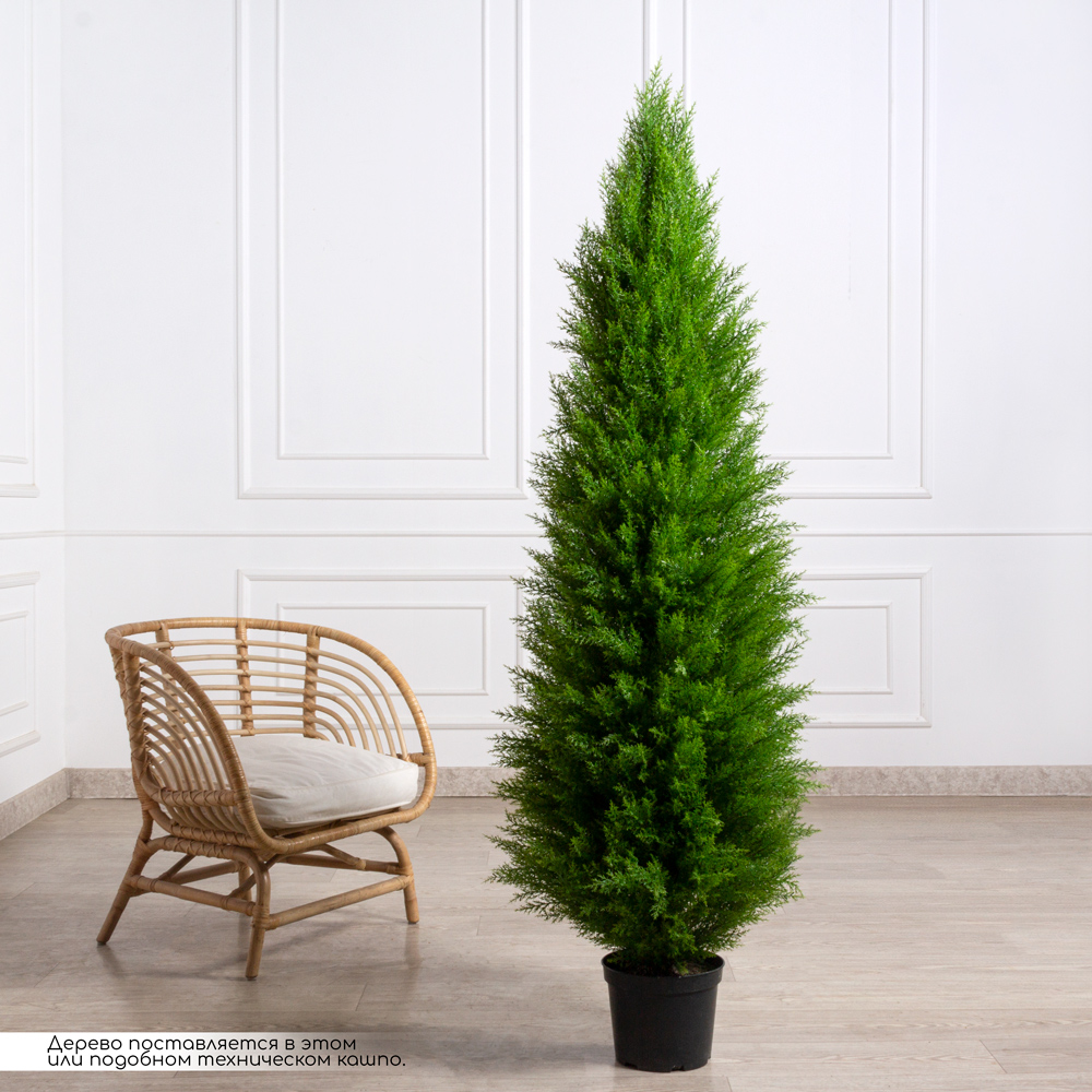 Т180/4677(Пр)(F) Туя искусственная конус Платинум Грин h180см_1