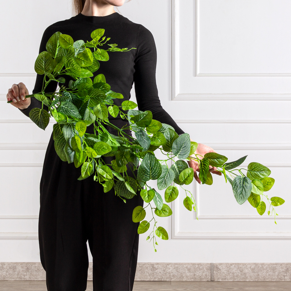 7144А/0046-15(F) Плющ фиттония искусственный h100см (латекс)_2