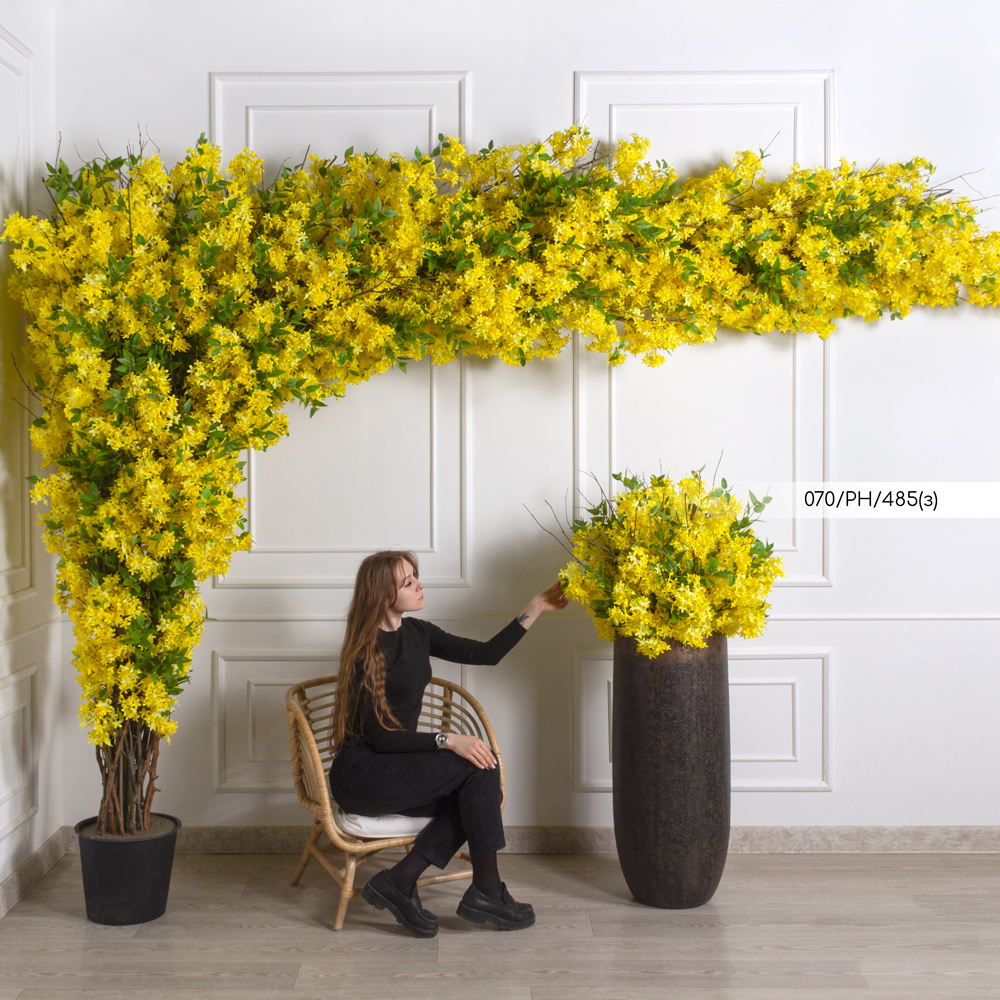 300/РН/485-1(з) Форзиция искусственная дерево h300см, d300см_2