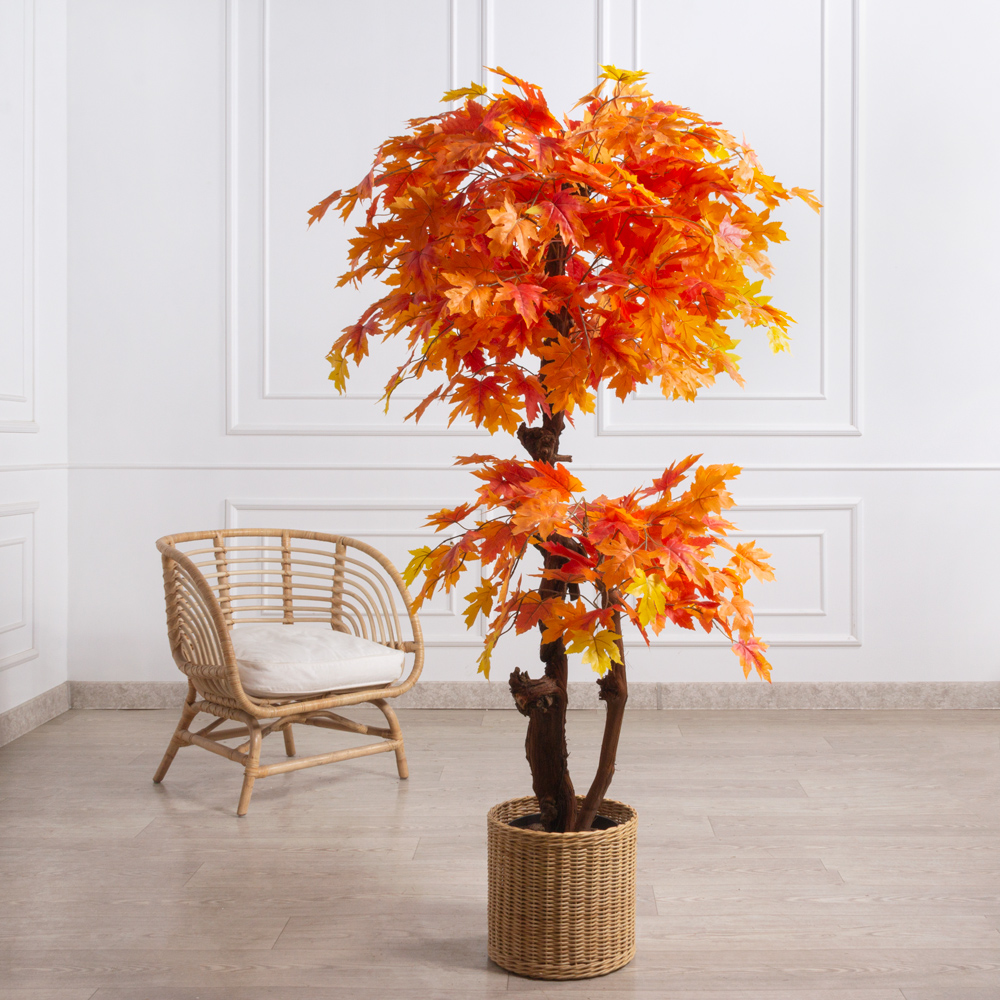 160/2К/ОС/528(з)(F) Клён искусственный осенний h160см_8